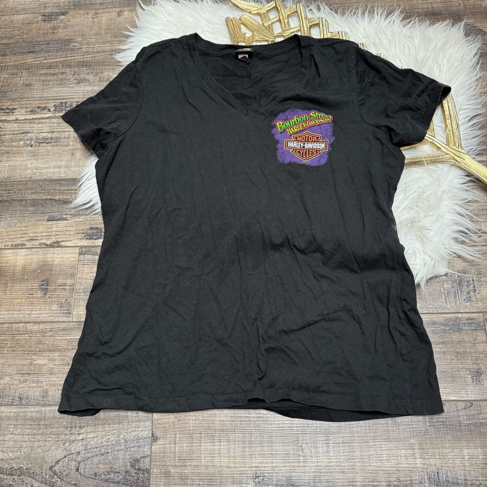 Harley Davidson‎ Mardi Gras Bourbon Street T-Shirt